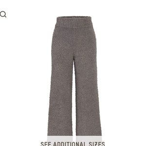 SKIMS COZY KNIT PANTS IN SMOKE